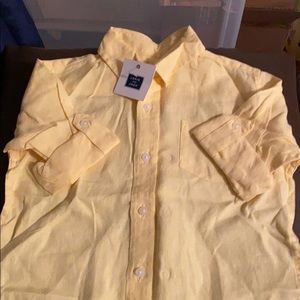 Janie and Jack Yellow Shirt